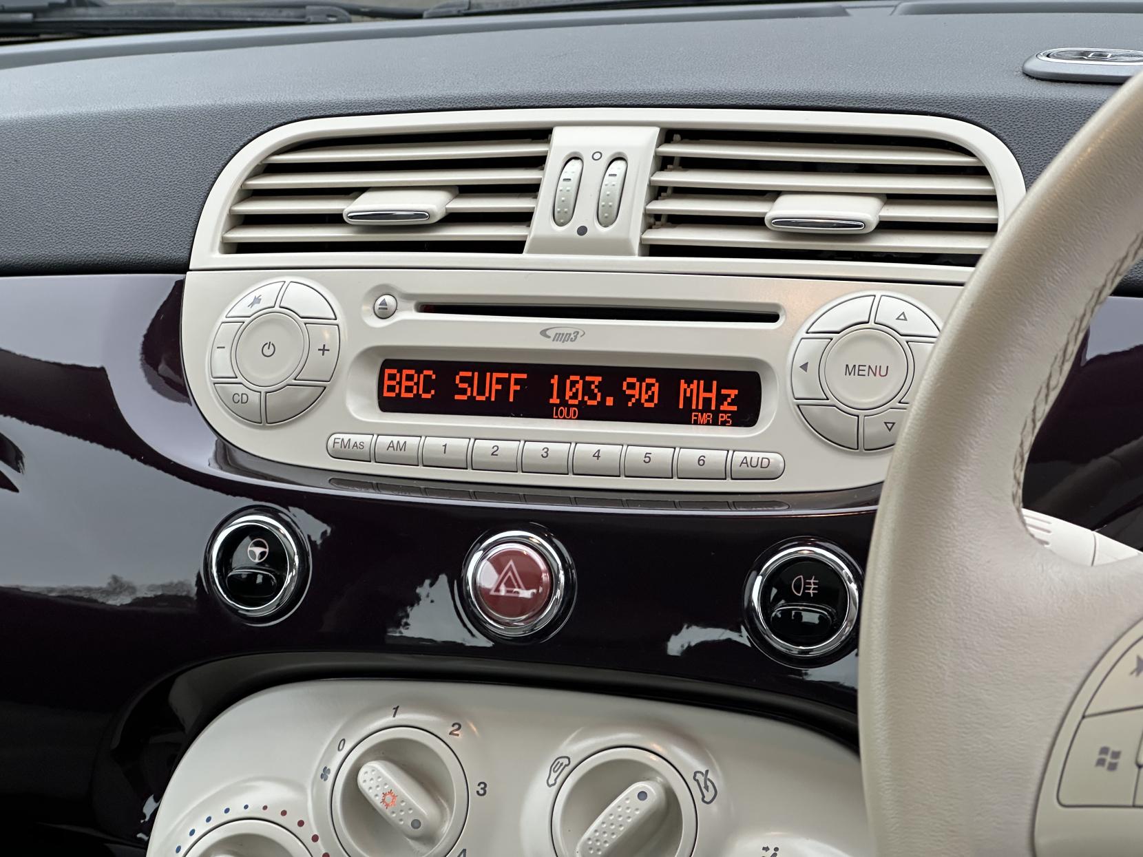 Fiat 500 1.2 Lounge Hatchback 3dr Petrol Manual Euro 4 (69 bhp)