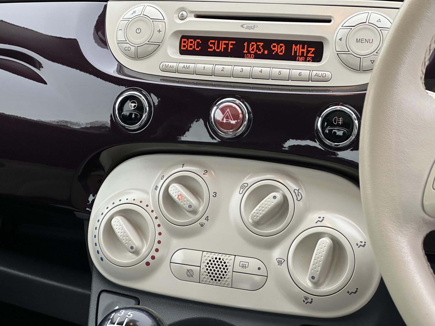 Fiat 500 1.2 Lounge Hatchback 3dr Petrol Manual Euro 4 (69 bhp)