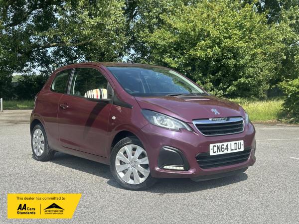 Peugeot 108 1.0 VTi Active Hatchback 3dr Petrol Manual Euro 5 Euro 5 (68 ps)