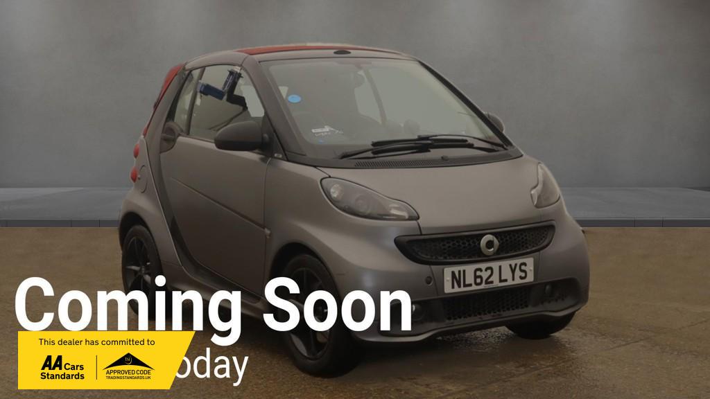 Smart fortwo 1.0 MHD Pulse Cabriolet 2dr Petrol SoftTouch Euro 5 (s/s) (71 bhp)
