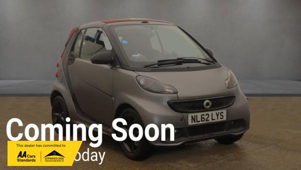 Smart fortwo 1.0 MHD Pulse Cabriolet 2dr Petrol SoftTouch Euro 5 (s/s) (71 bhp)