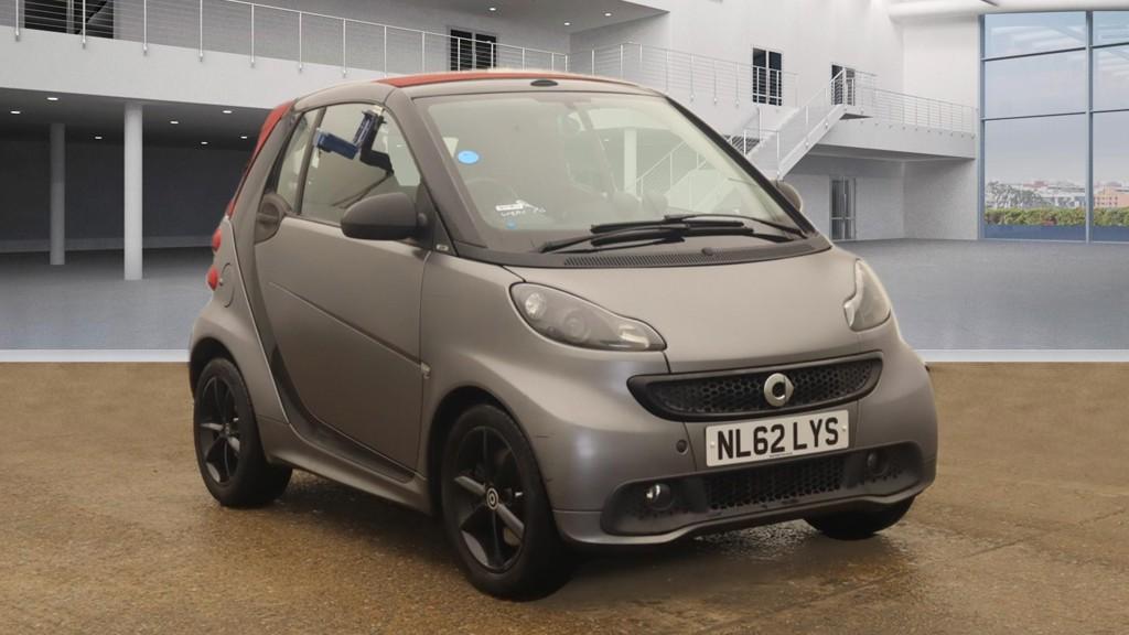 Smart fortwo 1.0 MHD Pulse Cabriolet 2dr Petrol SoftTouch Euro 5 (s/s) (71 bhp)
